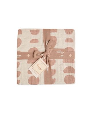 Baby Girls Jacquard Blanket Copper Moon Phase