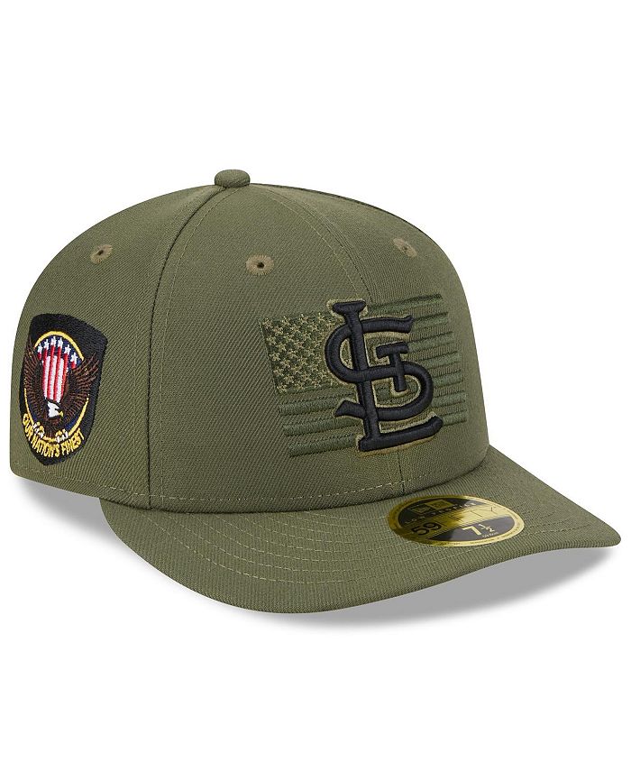 New Era Men's Green St. Louis Cardinals 2023 Armed Forces Day Low