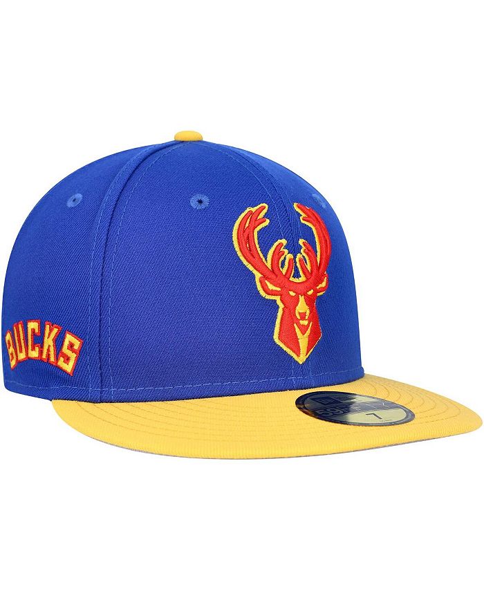 Casquette New Era 59FIFTY Milwaukee Bucks City Edition - Violet Ajusté Taille 7 1/8