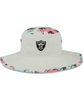 Men's Khaki Las Vegas Raiders Retro Beachin' Bucket Hat
