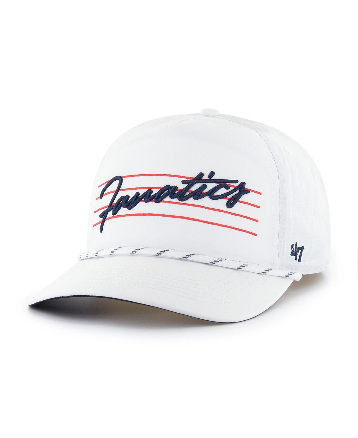 Men's '47 BrandFanatics Corporate Downburst Script Hitch Adjustable Hat - White