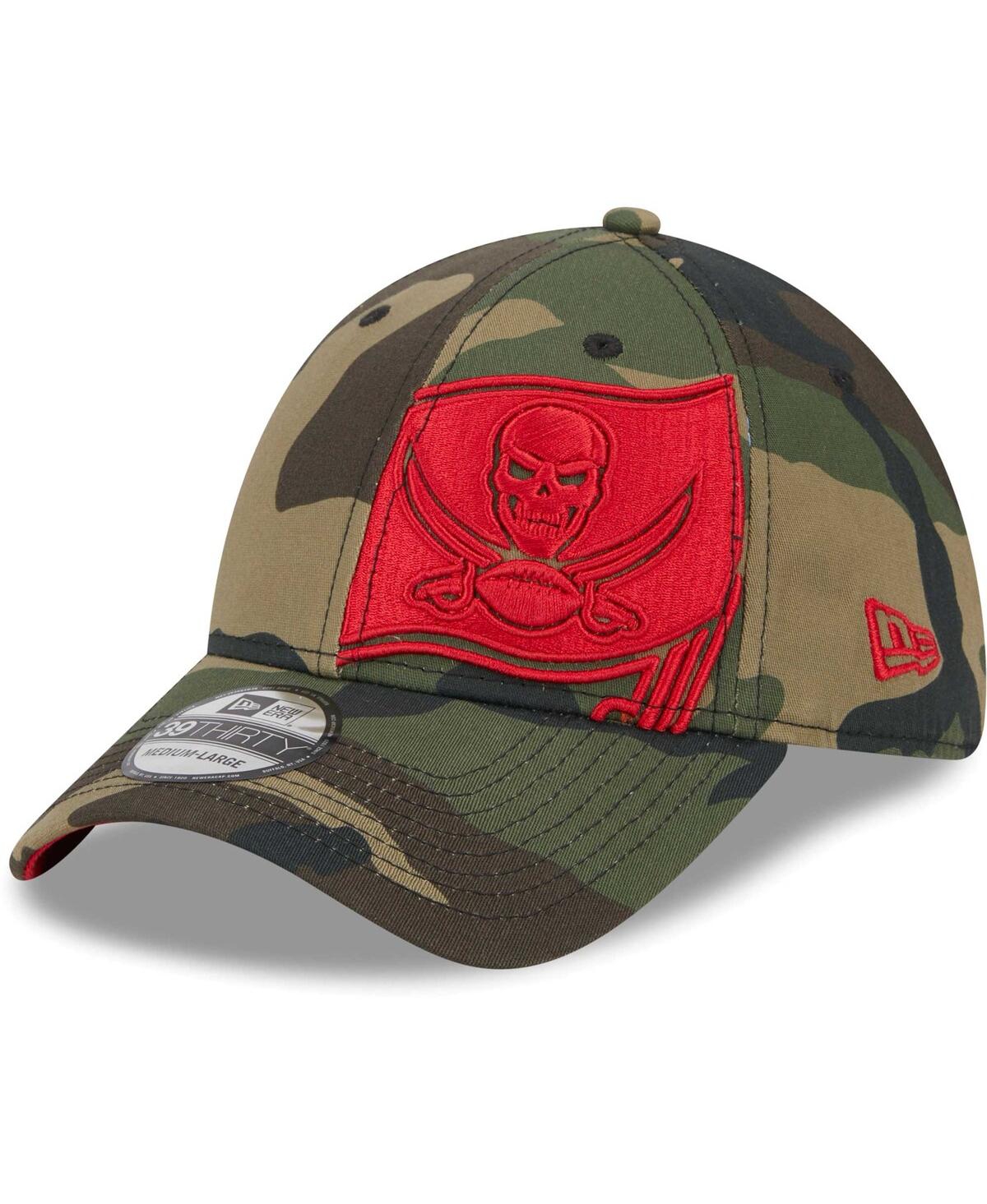 Men's New EraTampa Bay Buccaneers Punched Out 39THIRTY Flex Hat - Camo