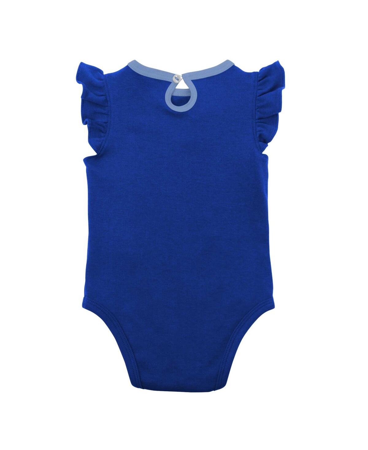 Shop Outerstuff Newborn And Infant Boys And Girls Royal, Heather Gray Toronto Blue Jays Little Fan Two-pack Bodysuit In Royal,heather Gray