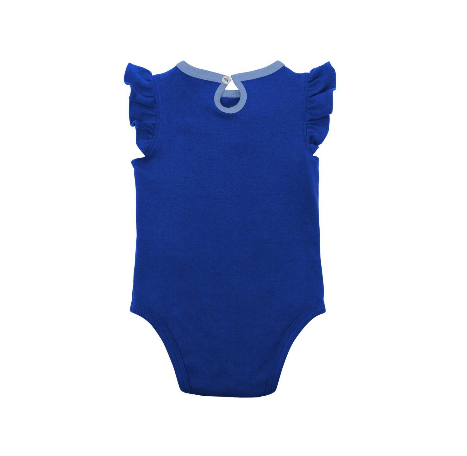 Newborn and Infant Boys and Girls Royal, Heather Gray Toronto Blue Jays Little Fan Two-Pack Bodysuit Set