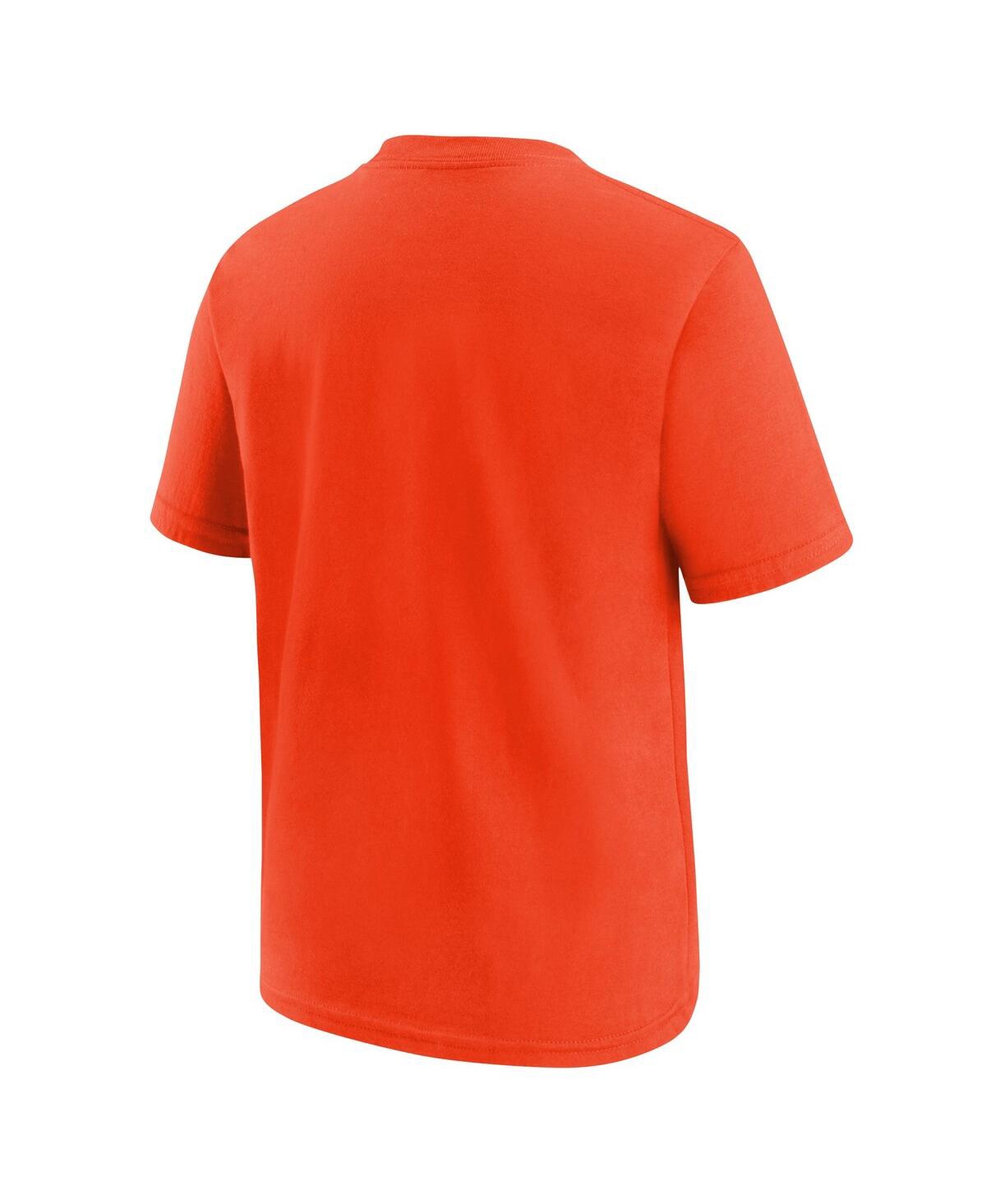 Shop Nike Preschool Boys And Girls  Orange San Francisco Giants City Connect T-shirt