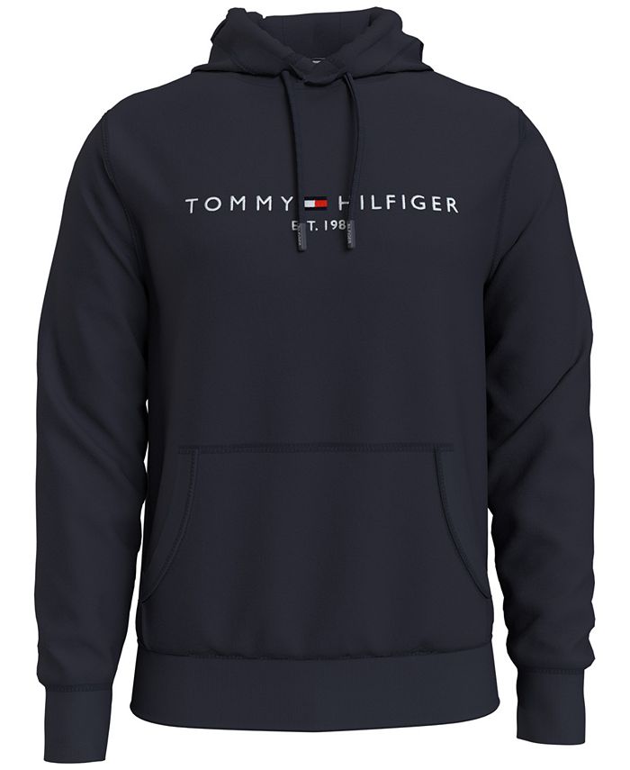 Tommy Hilfiger Men's Embroidered Logo Hoodie - Macy's