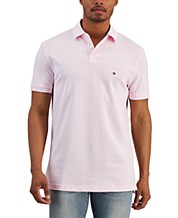 Tommy Hilfiger Pink Mens Polo Shirts - Macy's