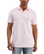 Tommy Hilfiger Pink Mens Polo Shirts - Macy\'s