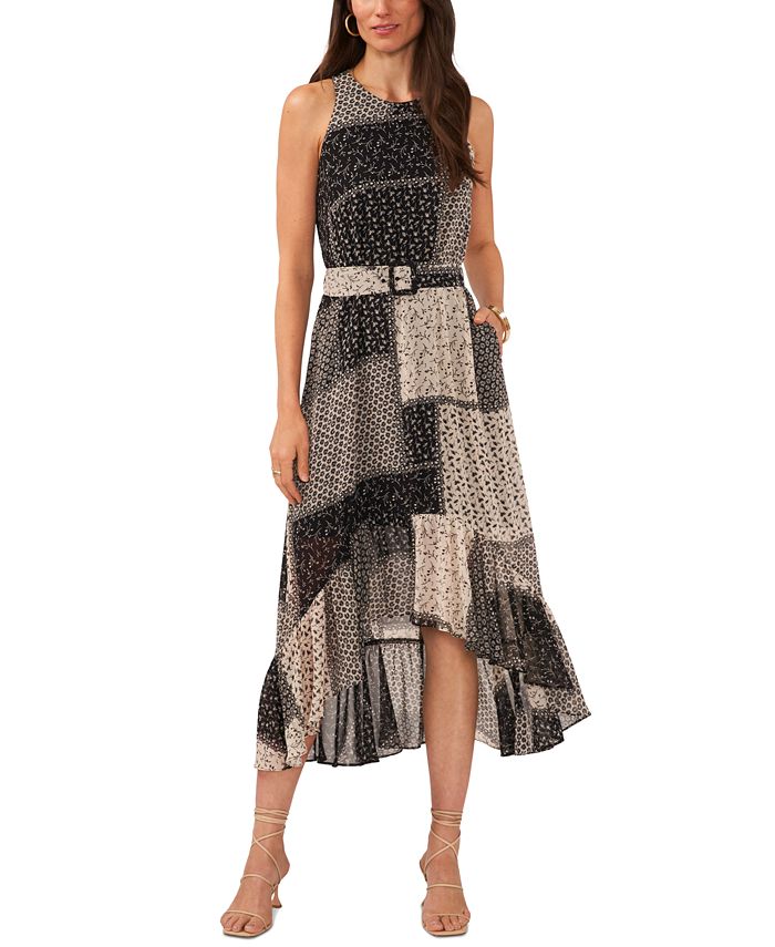 Macy's black high low top dress