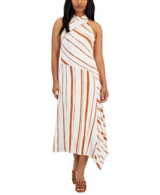 Taylor - Women's Sleeveless Jersey A-Line Midi Dress