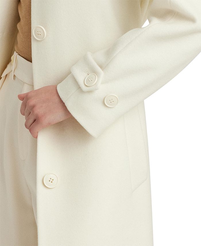 Plus Size Maxi Belted Wool Coat