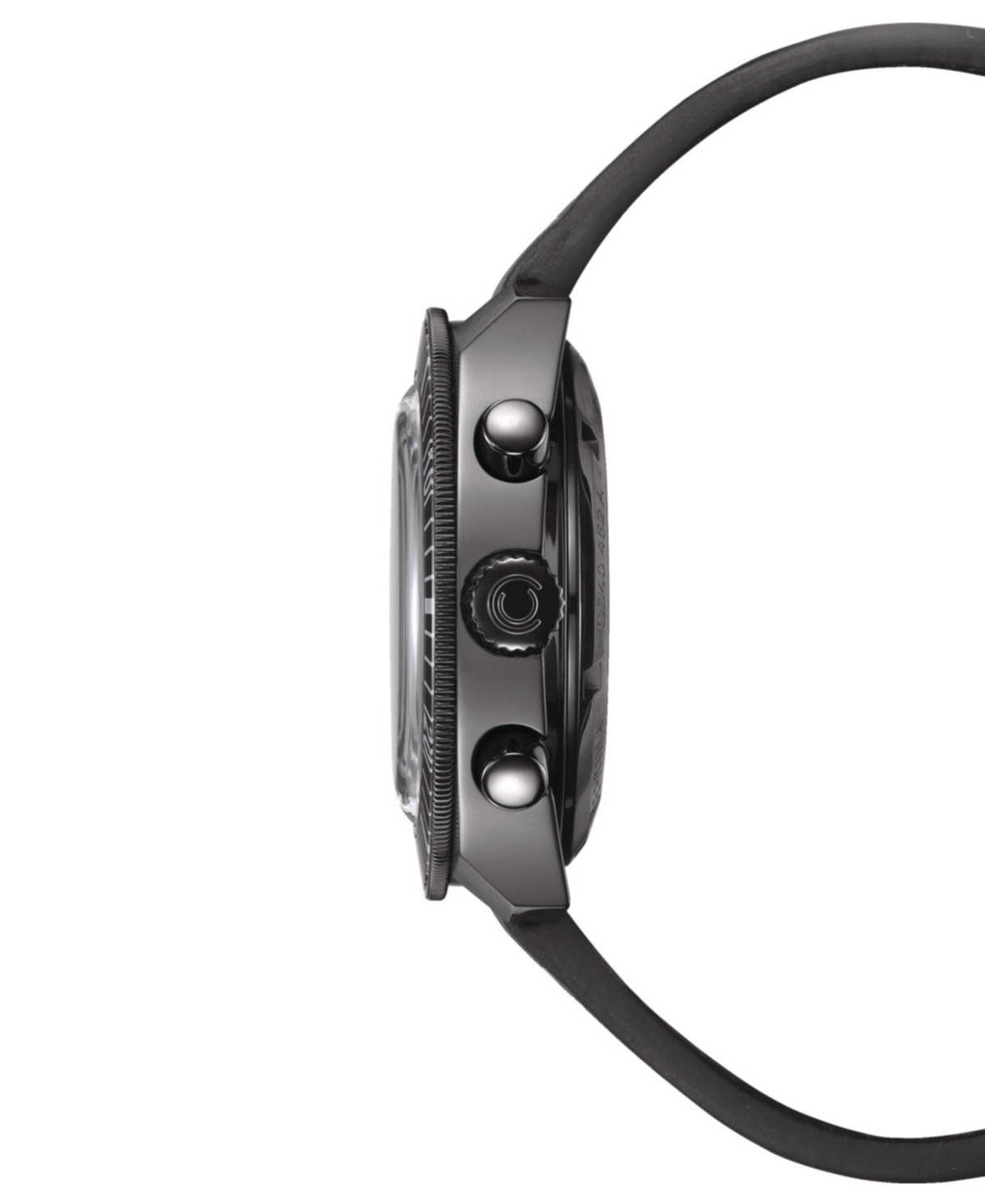 Shop Certina Men's Swiss Automatic Chronograph Ds Black Leather Strap Watch 44mm