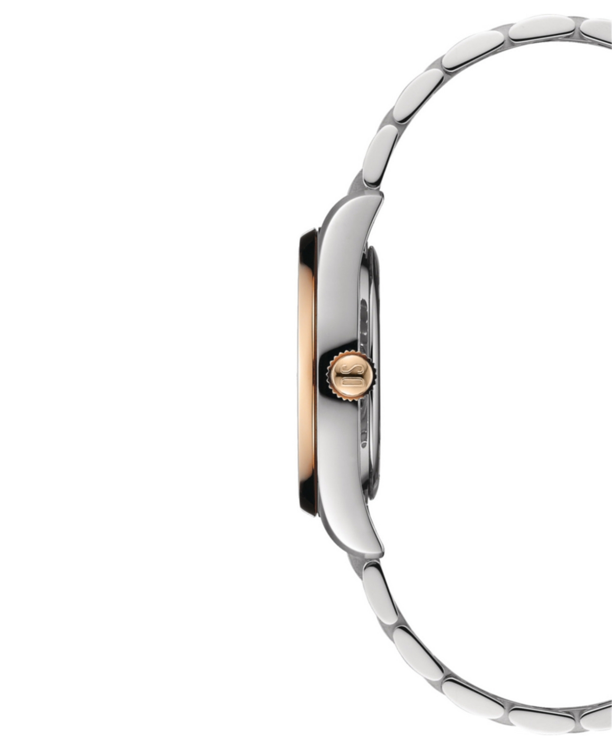 Shop Certina Women's Swiss Ds-8 Moon Phase Two-tone Stainless Steel Bracelet Watch 33mm In Grey