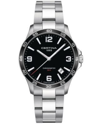 Certina - Men's Swiss DS-8 Stainless Steel Bracelet Watch 42mm