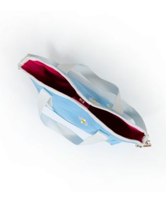 Daisy Medium, 100% Cotton Canvas Carryall Tote Bag