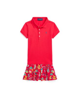 Polo Ralph Lauren
 Little Girl's Geometric Print Ruffle Shirtdress