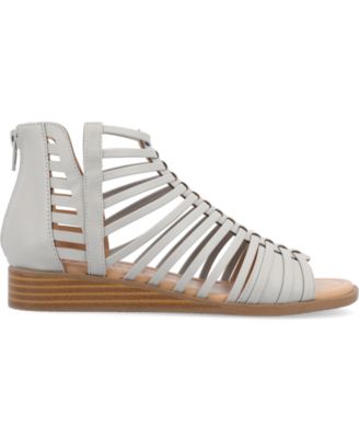 Women's Delilah Gladiator Sliver Wedge Sandals