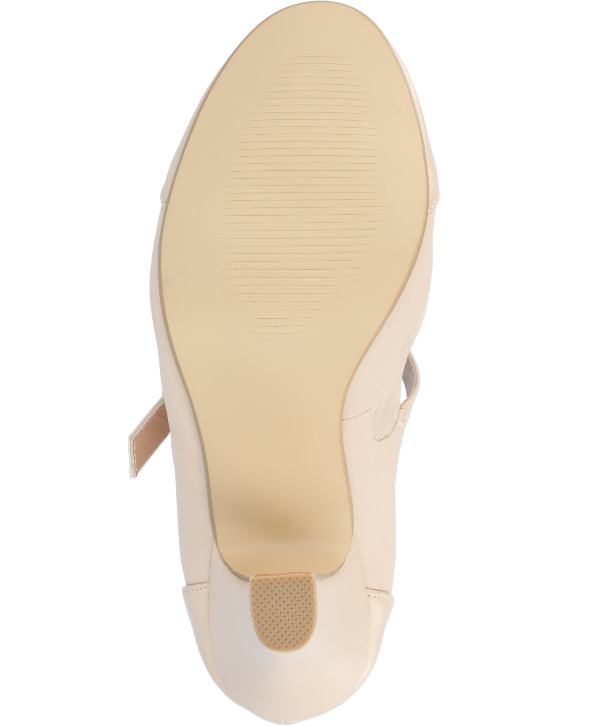 Journee Collection Womens Siri Medium And Wide Width Round Toe Block Heel Mary Jane Pumps In Brown