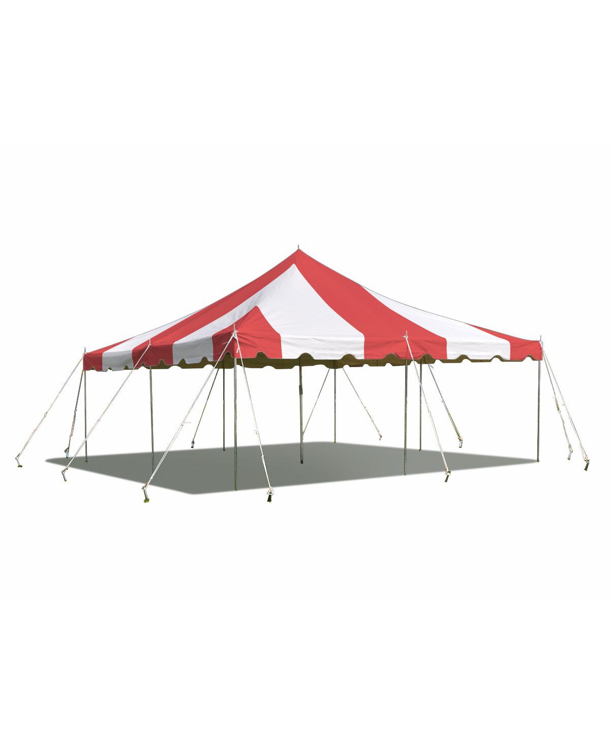Party Tents Direct 20'x20' Weekender Standard Canopy Pole Tent - Easy Up Canopy Tent With 80 Person Capacity - Outdoor Canopies for Parties, Weddings