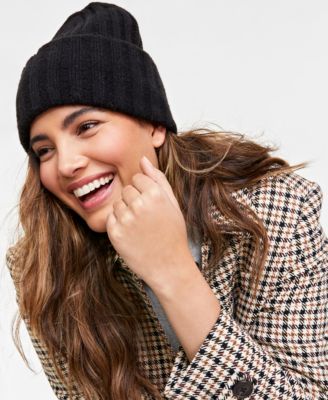 On 34th - Women's Wide-Ribbed Solid Beanie