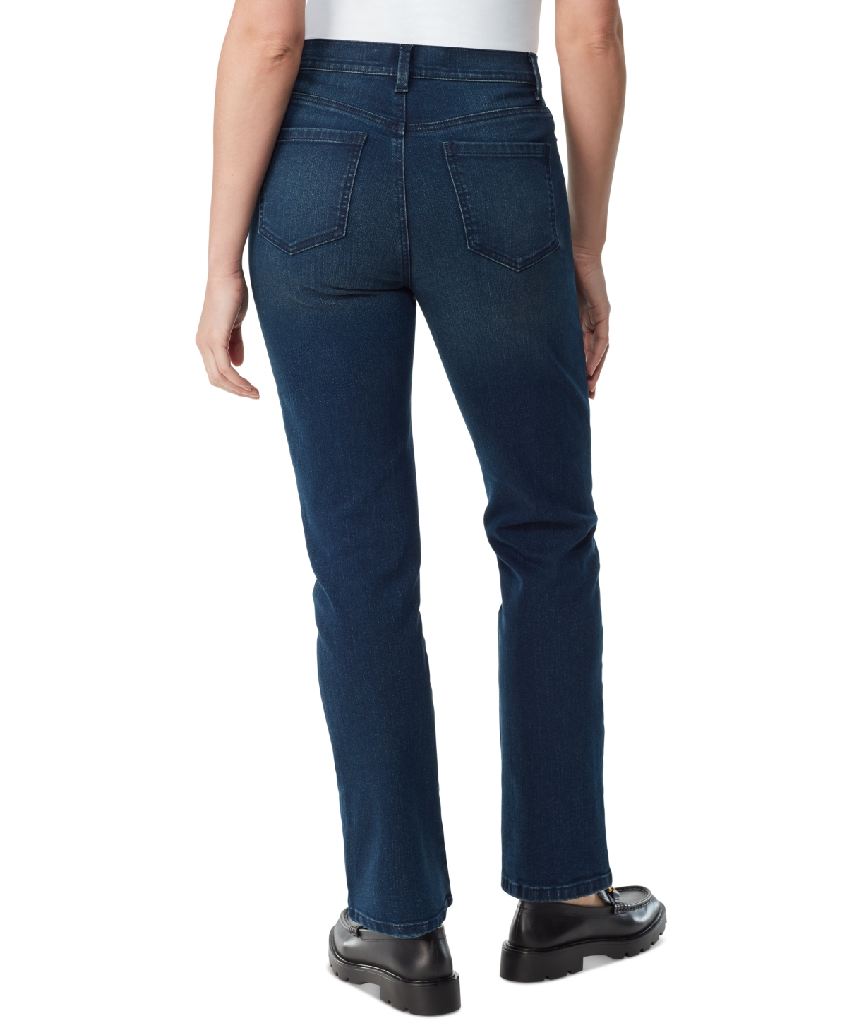 Gloria Vanderbilt Women's Amanda Classic Straight Jeans, In Regular, Short & Long In Park City Wash