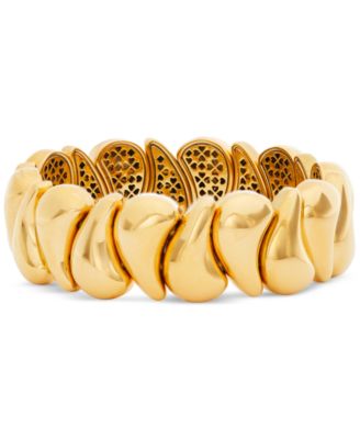 kate spade new york - Gold-Tone Raindrop Stretch Bracelet