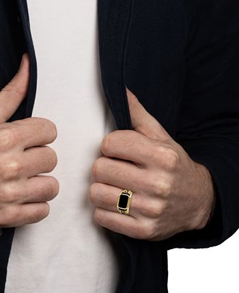 Black onyx hotsell dad ring