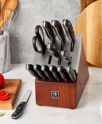 HENCKELS International Definition 14-Piece Self-Sharpening Cutlery Set - Macy's