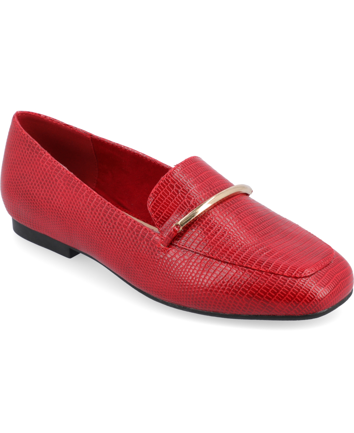 Shop Journee Collection Women's Wrenn Slip On Loafers In Red