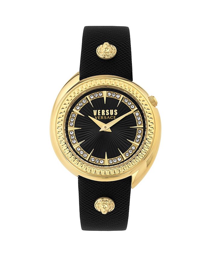 Versace genuine leather outlet watches