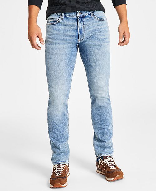 alfani Sun + Stone Men's Durango Straight-Fit Jeans Created for Macy's Men's Fashion & Accessories