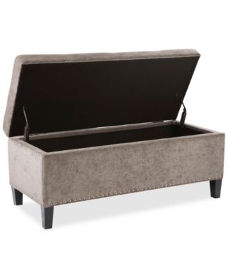 Catarina Fabric Storage Bench