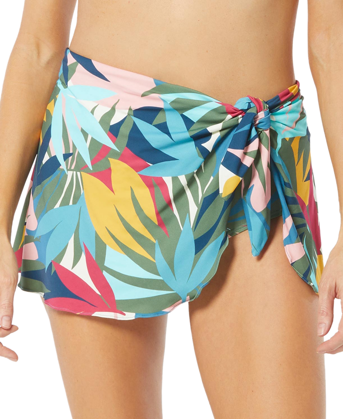 Coco Reef Women's Contours Halo Sarong-skirt Bikini Bottoms In Multi