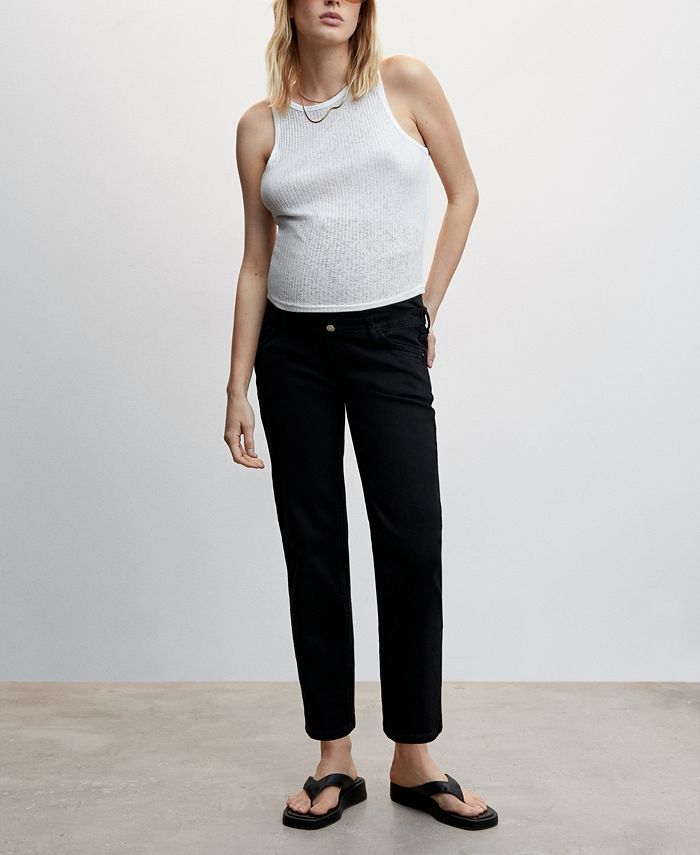 MANGO Women's Maternity Straight Jeans Macy's