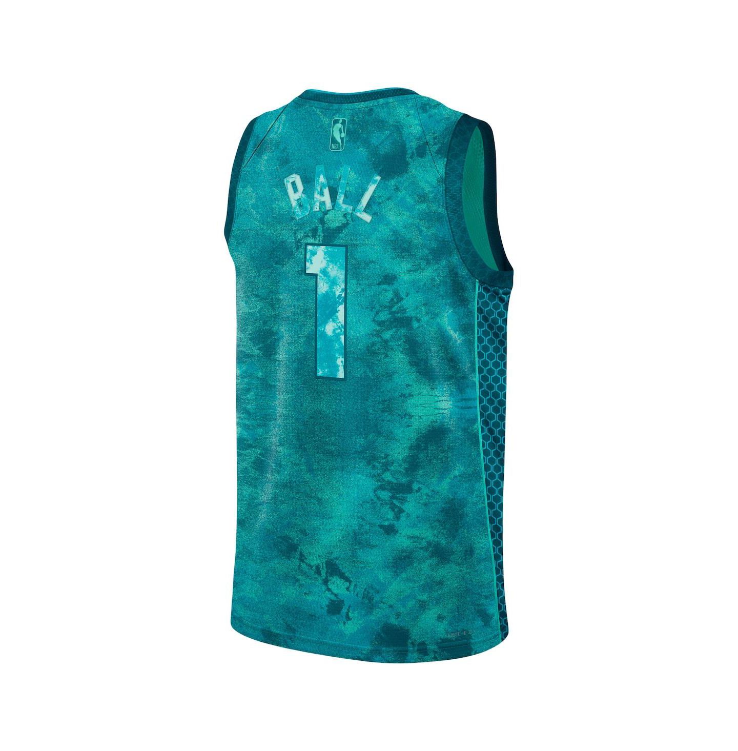 Топ Nike LaMelo Ball Mint Charlotte Hornets Select Series Swingman Jersey — фото 4