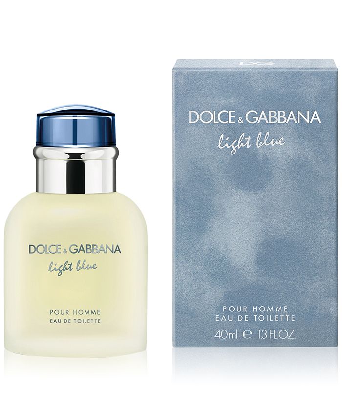 Dolce&Gabbana Men's Light Blue Pour Homme Eau de Toilette Spray, 1.3 oz ...