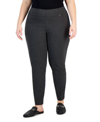 I.N.C. International Concepts - Plus Size Bengaline Skinny Pants