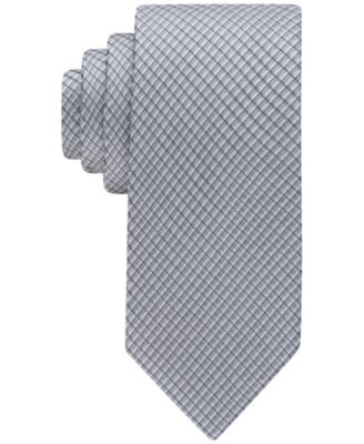 Calvin Klein - Men's Sliver Grid Tie