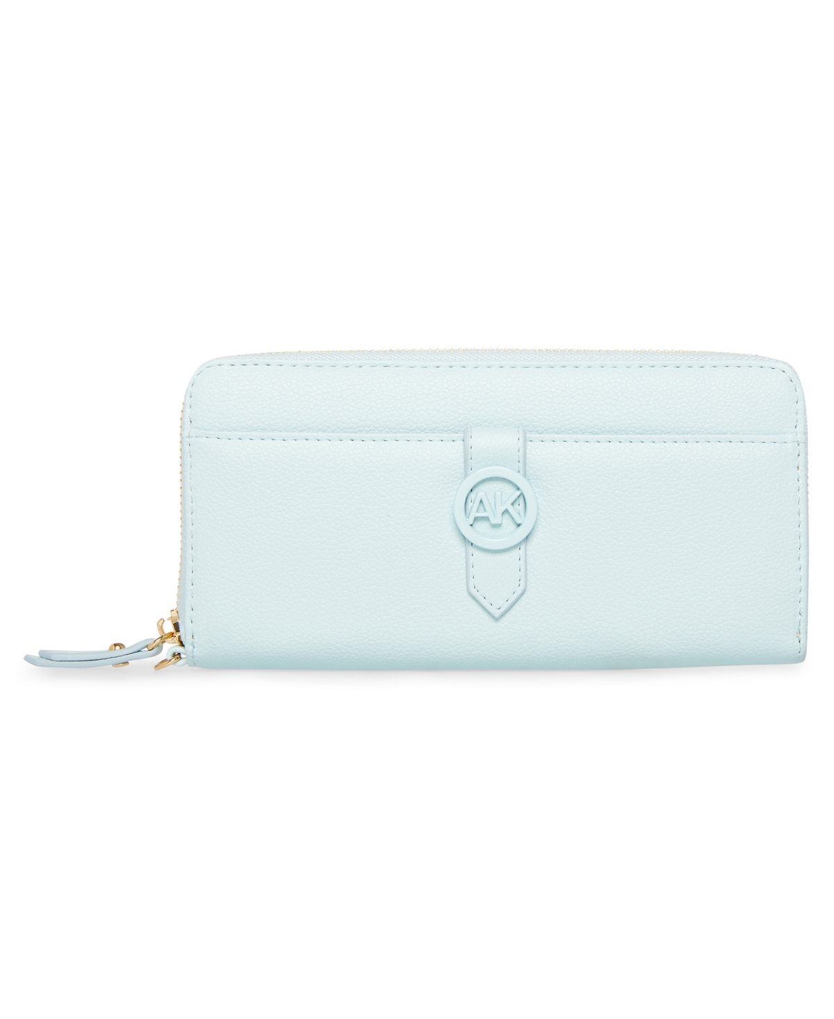 Anne Klein Boxed Slim Zip Wallet With Detachable Wristlet In Blue
