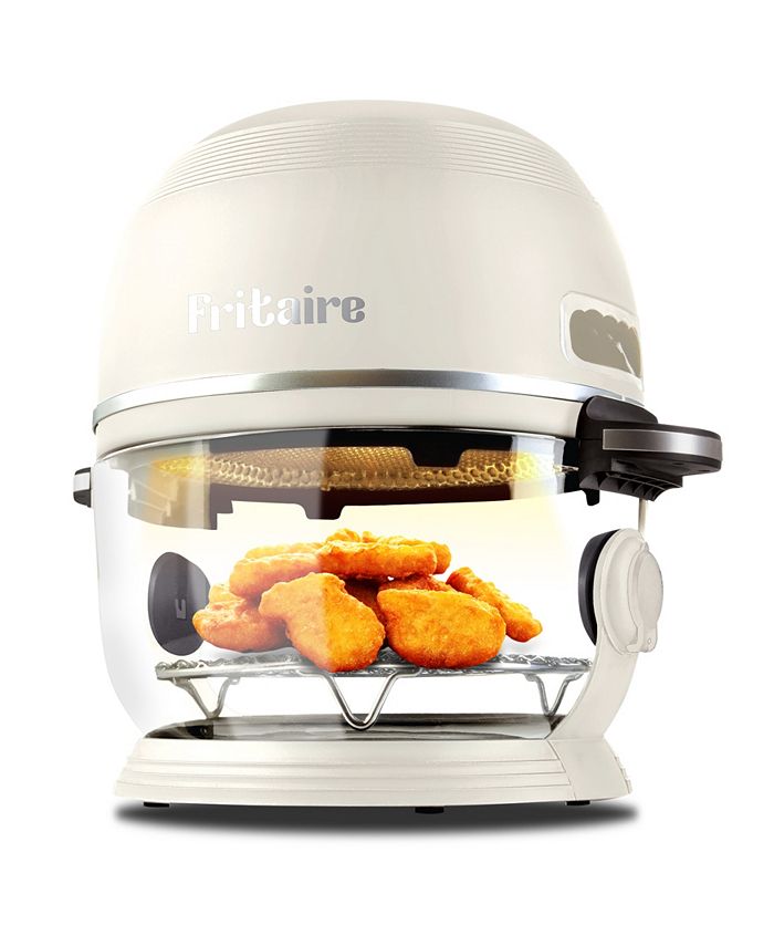 Fritaire Self-Cleaning Glass Bowl Air Fryer, 5 Qt, 6-in-1 Functions, BPA  Free, Rotisserie, Tumbler - Orange