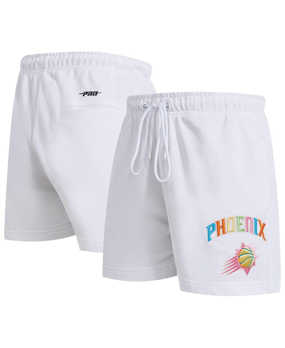 Pro Standard Men's  White Phoenix Suns Washed Neon Shorts