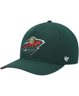 Men's Green Minnesota Wild Primary Hitch Snapback Hat