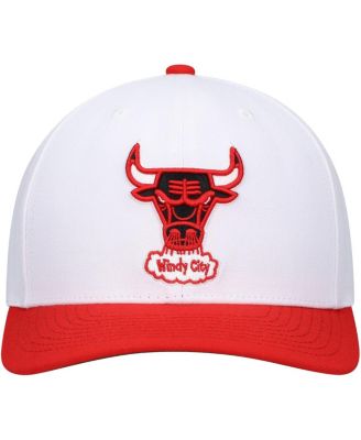 Men's White, Red Chicago Bulls Hardwood Classics Core 2-Tone 2.0 Pro Snapback Hat