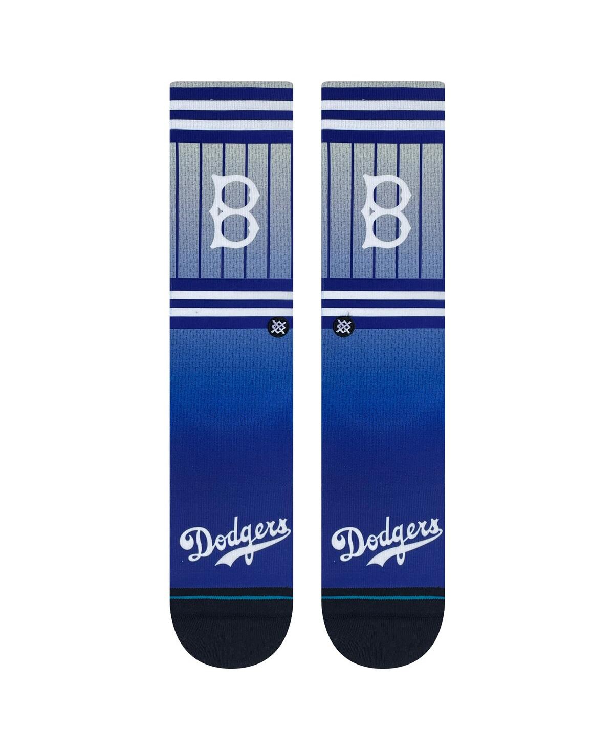 Shop Stance Men's  Brooklyn Dodgers Cooperstown Collection Crew Socks In Blue