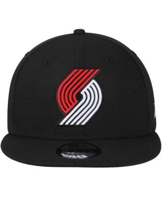 Men's Black Portland Trail Blazers Official Team Color 9FIFTY Adjustable Snapback Hat