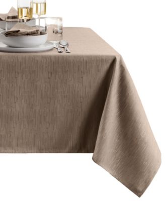 Continental Solid Texture Water and Stain Resistant Tablecloth, 60" x 144"