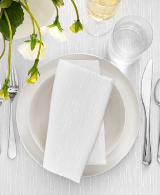 Elrene Continental Solid Texture Water and Stain Resistant Napkins 17 x 17, Set/4