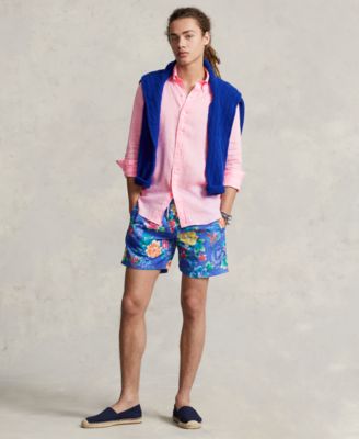 Men's Classic Fit Linen Shirt	