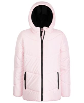 S Rothschild & CO - Big Girls Flare Hooded Puffer Coat