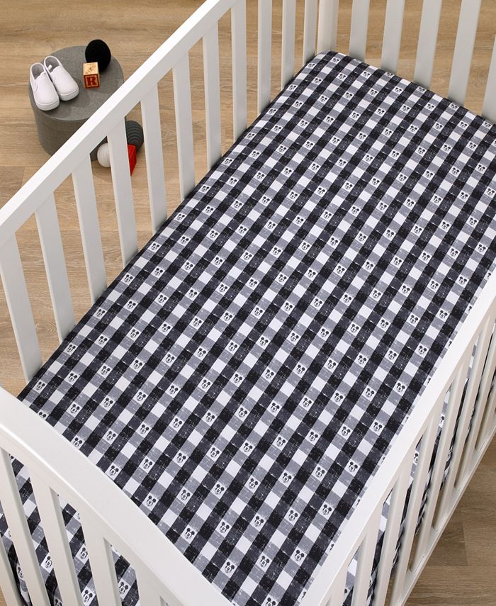 Disney Mickey Mouse Plaid Crib Sheet Macy's